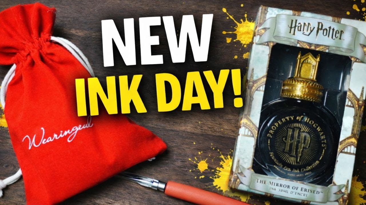 NEW INK DAY! 😍 Kakimori Dip Pen Swatching, Ferris Wheel Press & Wearingeul Inks