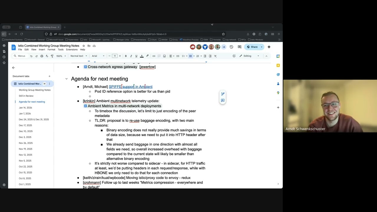 Istio WG Meeting - 2026/01/21 