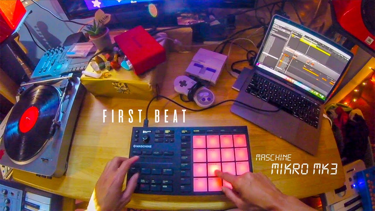 First Beat on Maschine Mikro MK3!
