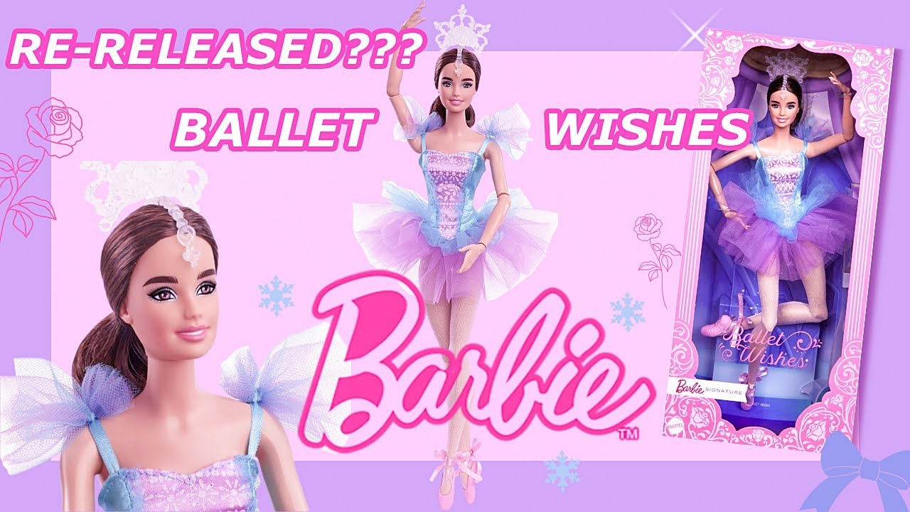 Throwback Review 🎀 Ballet Wishes Barbie Signature 2021/2022 Unboxing, Review & Comparison 🩰