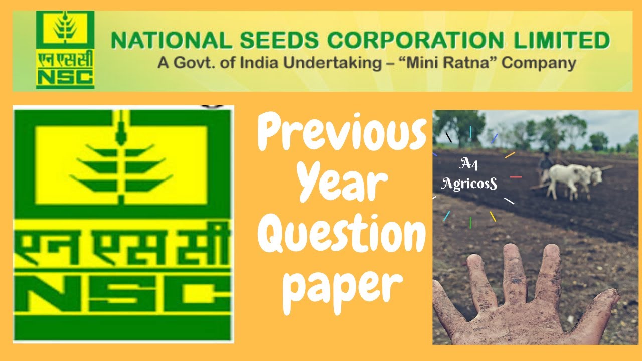 #NSC Previous Year Question Paper DiscussionIIPart 2IINSCIIAGRIII#Trainee
