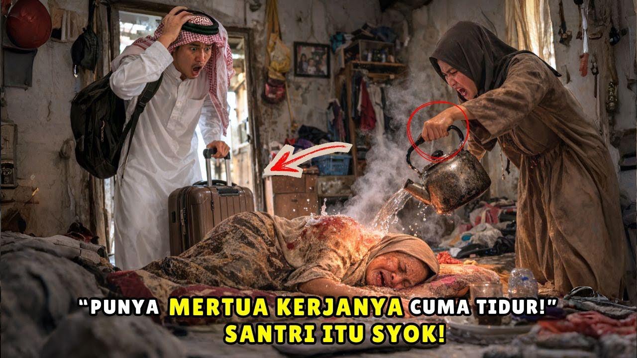 20 Tahun Kerja di Arab Kirim Uang Ratusan Juta, Santri ini Syok saat Pulang Lihat Istrinya...