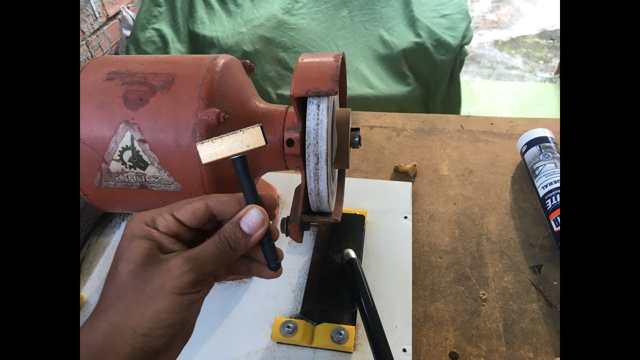 Alinhador de rebolo diamantado. Uma ótima DICA.