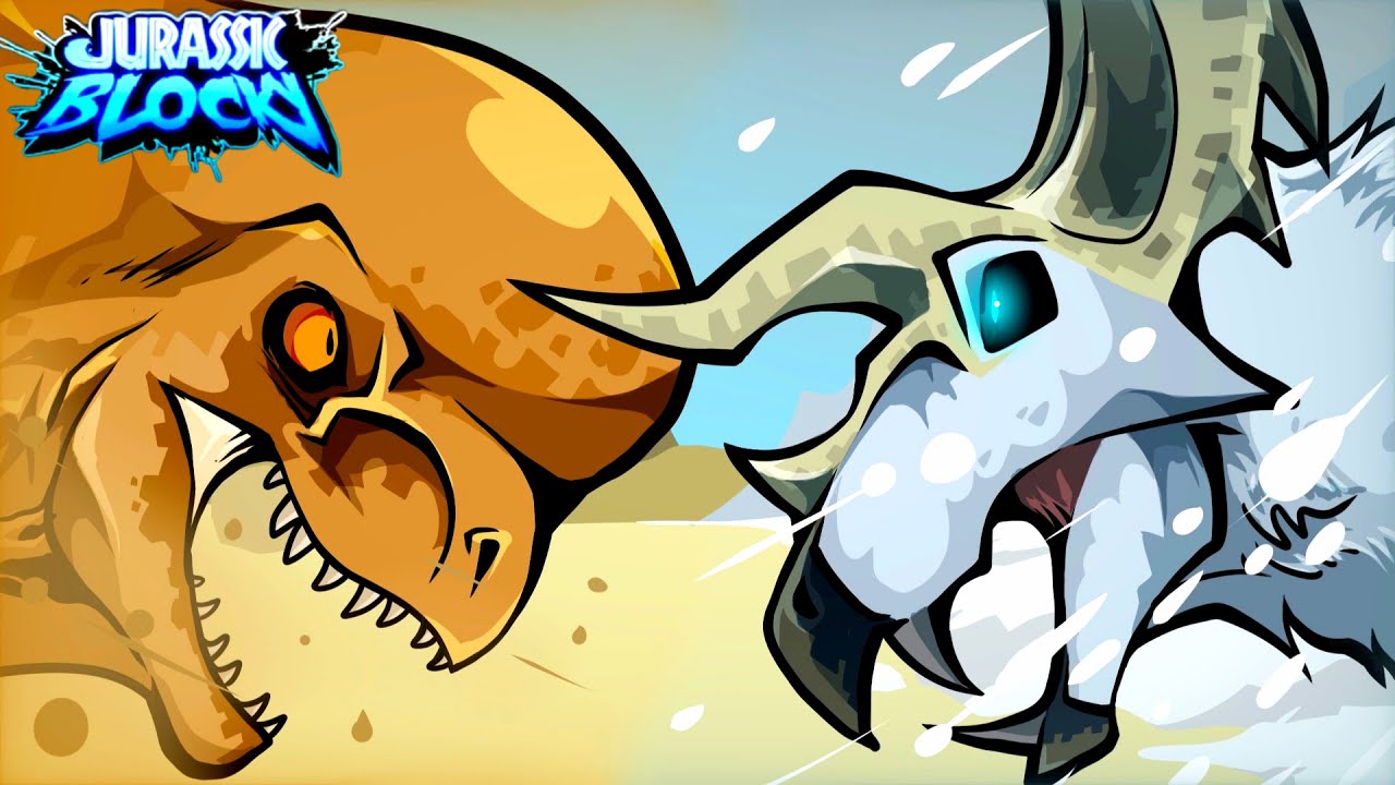 Distortus Rex VS Yeti Trike [Jurassic Blocky]