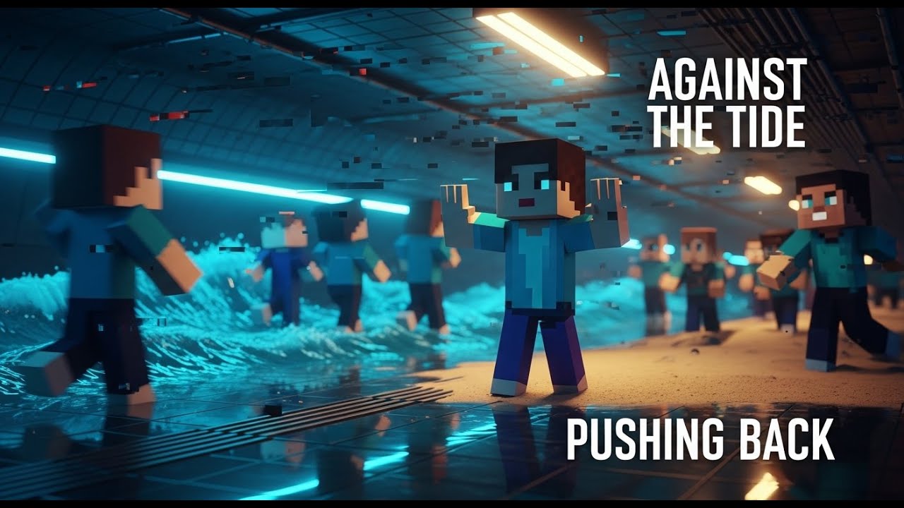 Against the Tide – DannyHO | Minecraft-Style EDM Visual | Afterglow (Track 04)