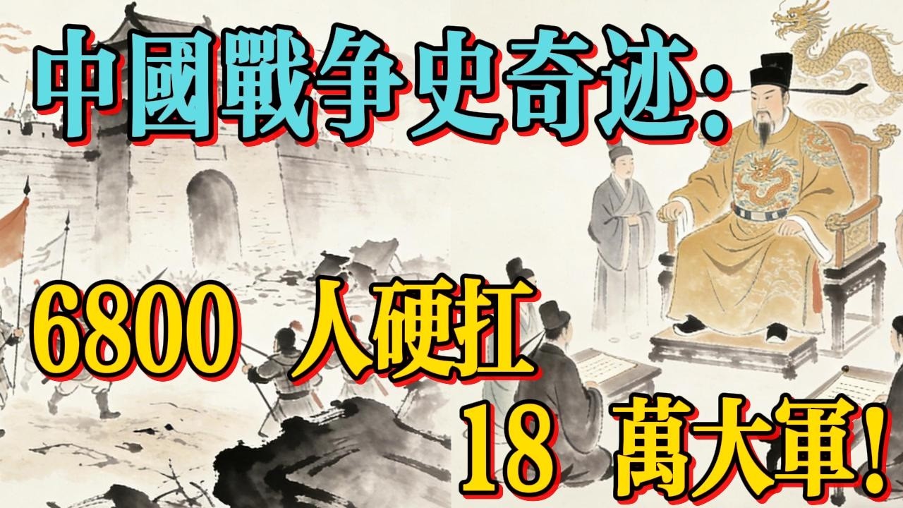 1 萬對 18 萬！這才是中國歷史上最絕望的守城戰！