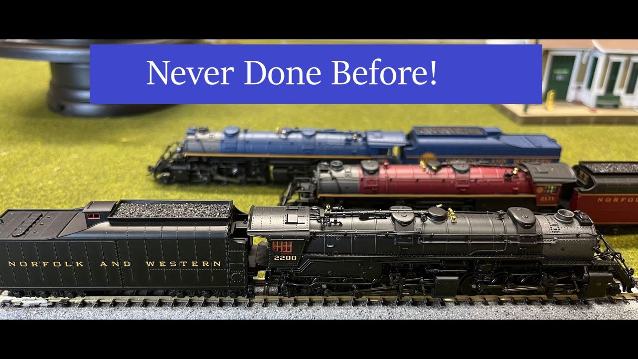 First time ever in N Scale!  The Broadway Limited Paragon4 N&W Y6b is loaded with reasons to own it!