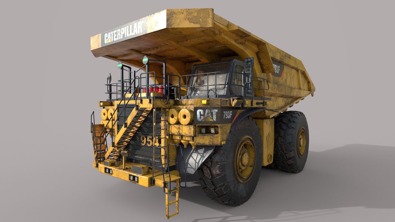 3D model of CAT 793F