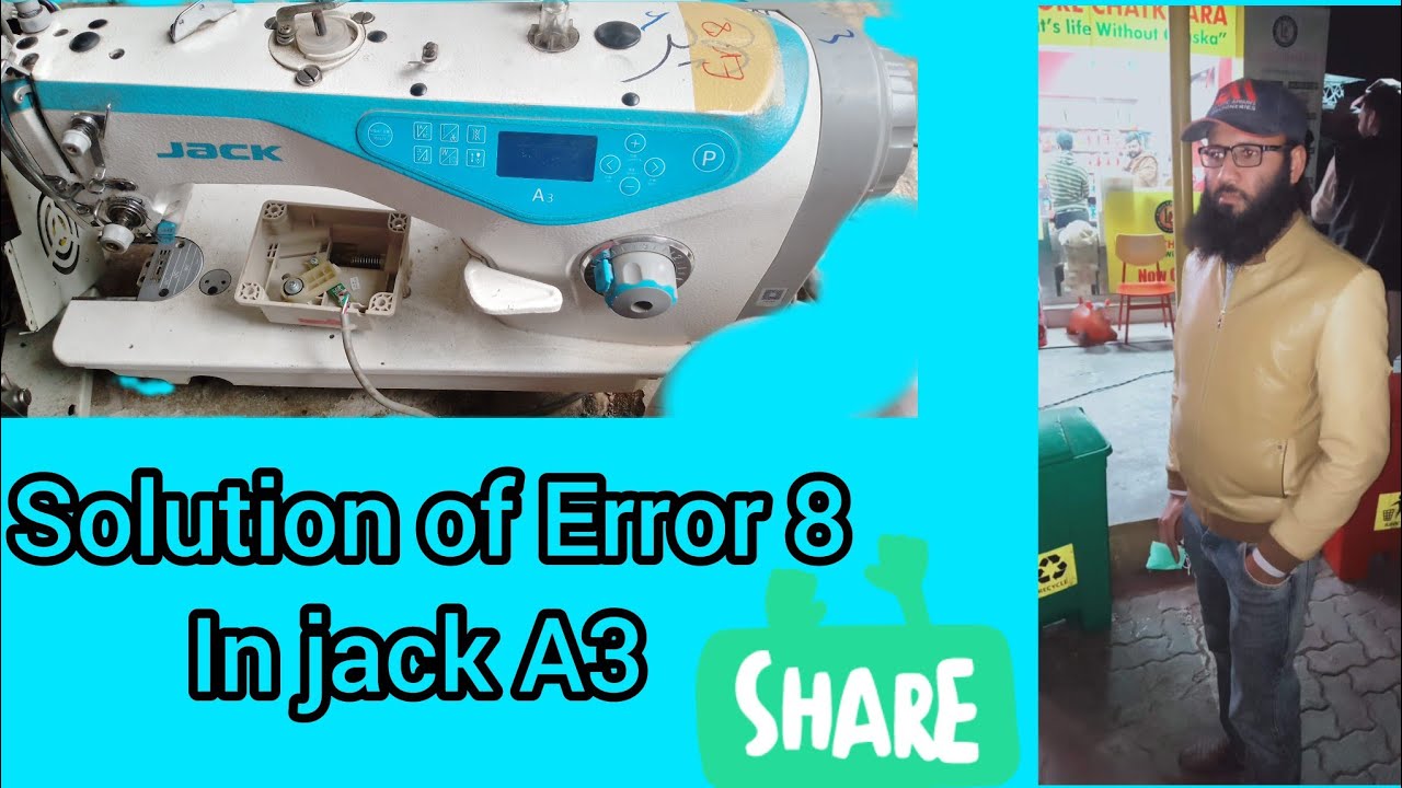 Error 8 Jack A3 Auto Trimming machine in Encoder section
