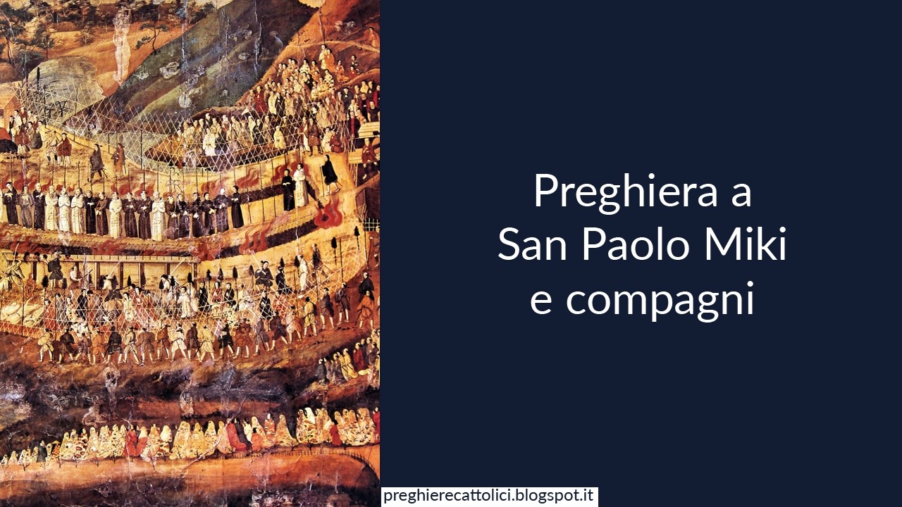 Preghiera a San Paolo Miki e compagni