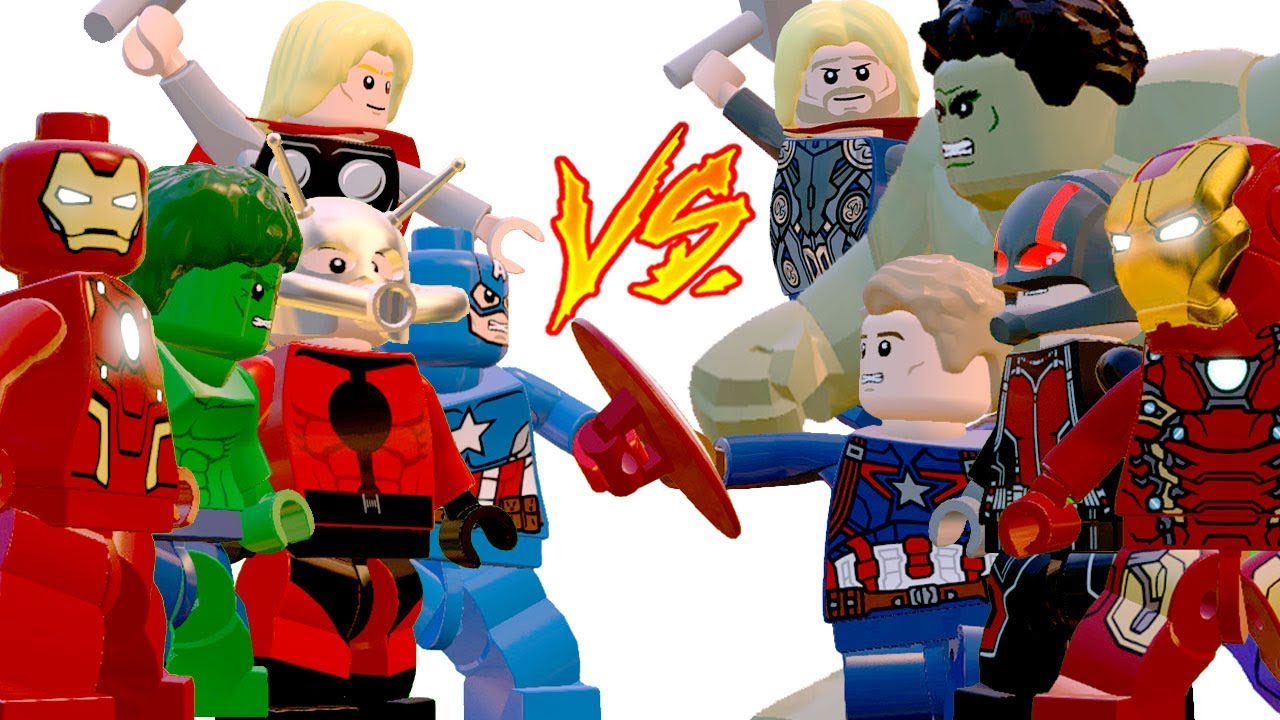 VINGADORES CLÁSSICOS VS VINGADORES - LEGO Avengers (LEGO Vingadores) Briga de Heróis #174