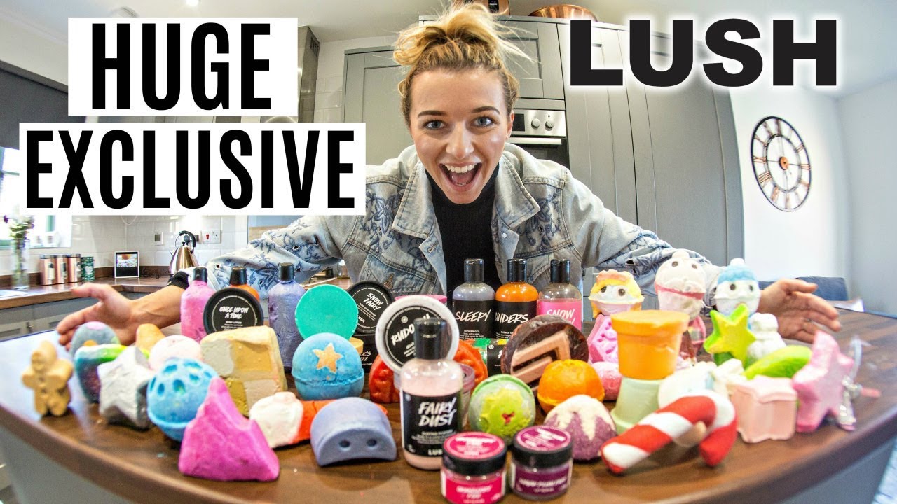 THE ENTIRE LUSH CHRISTMAS RANGE 2018 + DEMOS!