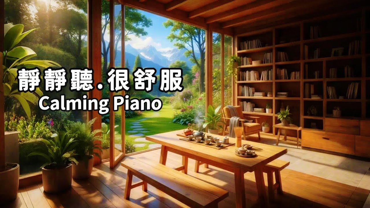 平靜鋼琴曲(5)⭐「心」累了嗎？聽茶.閱讀，給自己一刻安靜；放空獨處、喝咖啡、工作學習、冥想的背景音樂