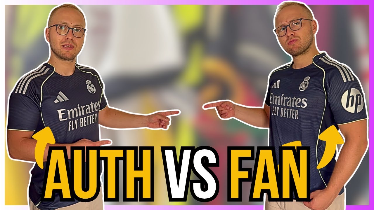 Madrid 25/26 Auswärts Vergleich | FAN vs. AUTHENTIC Trikot