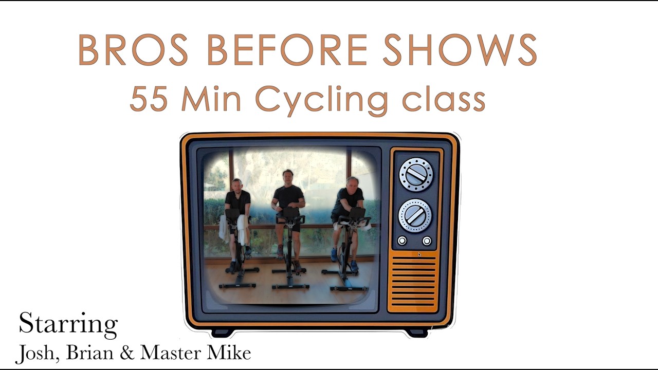 😂 “Bros Before Shows” Spin Class: 50 Min Fun Indoor Cycle with Coach Brian, Josh & Master Mike 🚀
