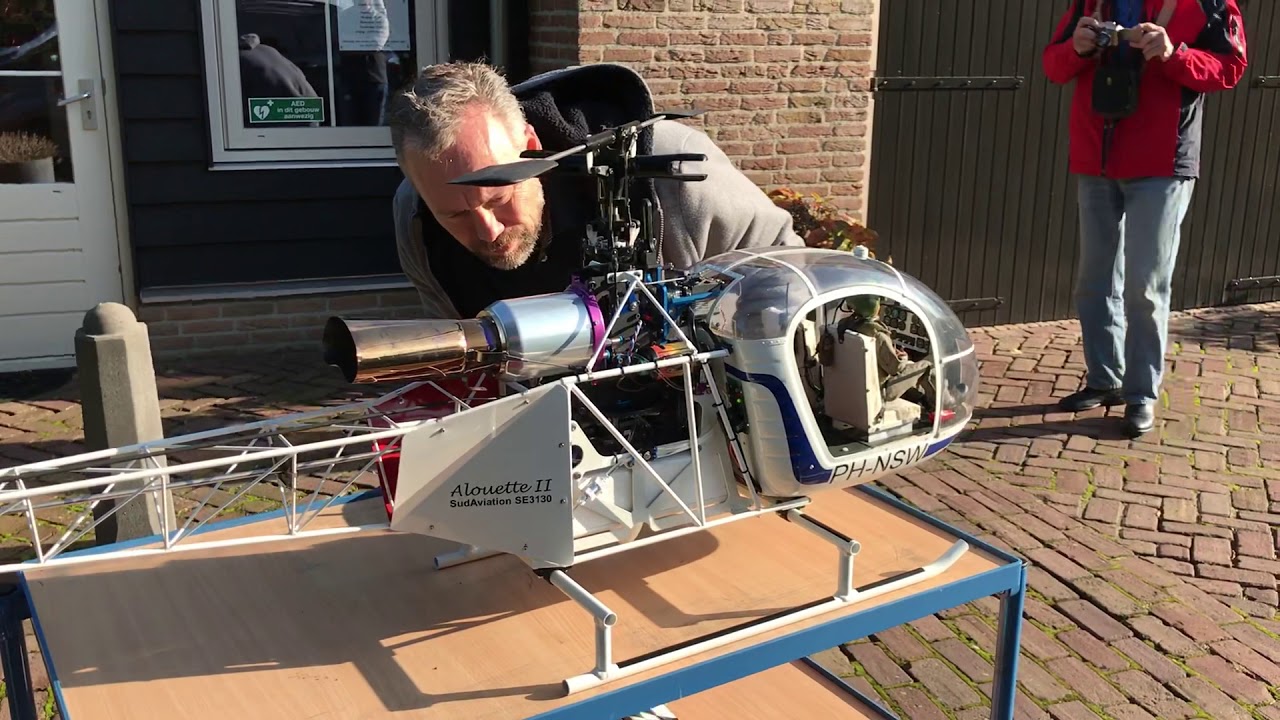 Vario Alouette 2 JetCat PHT2 first start