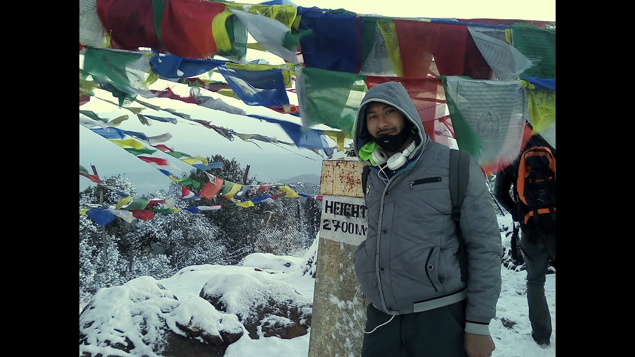 Phulchoki night hiking / snowfall during holi  2073