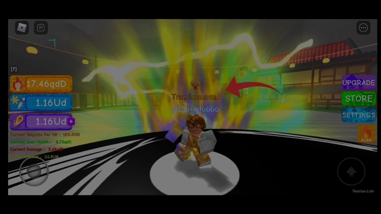 i got true immortal rank in op ninja simulator (best class and realm)