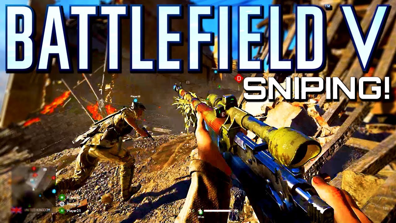 Battlefield 5: Sniping on New Map Rotterdam! (Battlefield V Multiplayer Gameplay)
