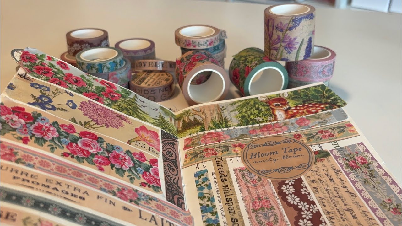 I Bought So Many Pretty Washi Tapes From Amity Bloom | #bloomtapes 