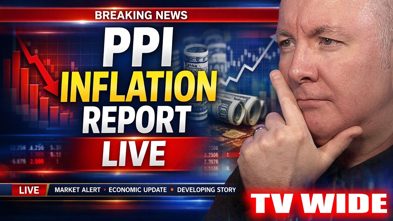 🚨 PPI Inflation LIVE: Markets About to React BIG &ndash; Don&rsquo;t Miss This | Martyn Lucas Investor