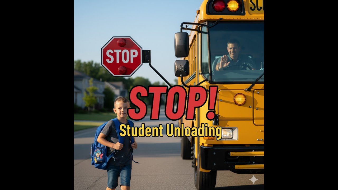 CDL School Bus: Student Unloading Procedure step-by-step (Pass Your Test)