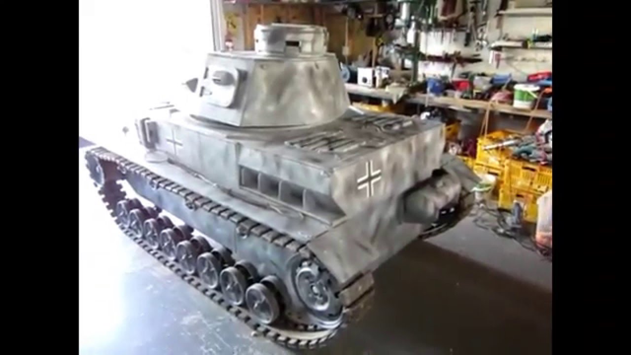 50% Panzer IV Camo and control panel