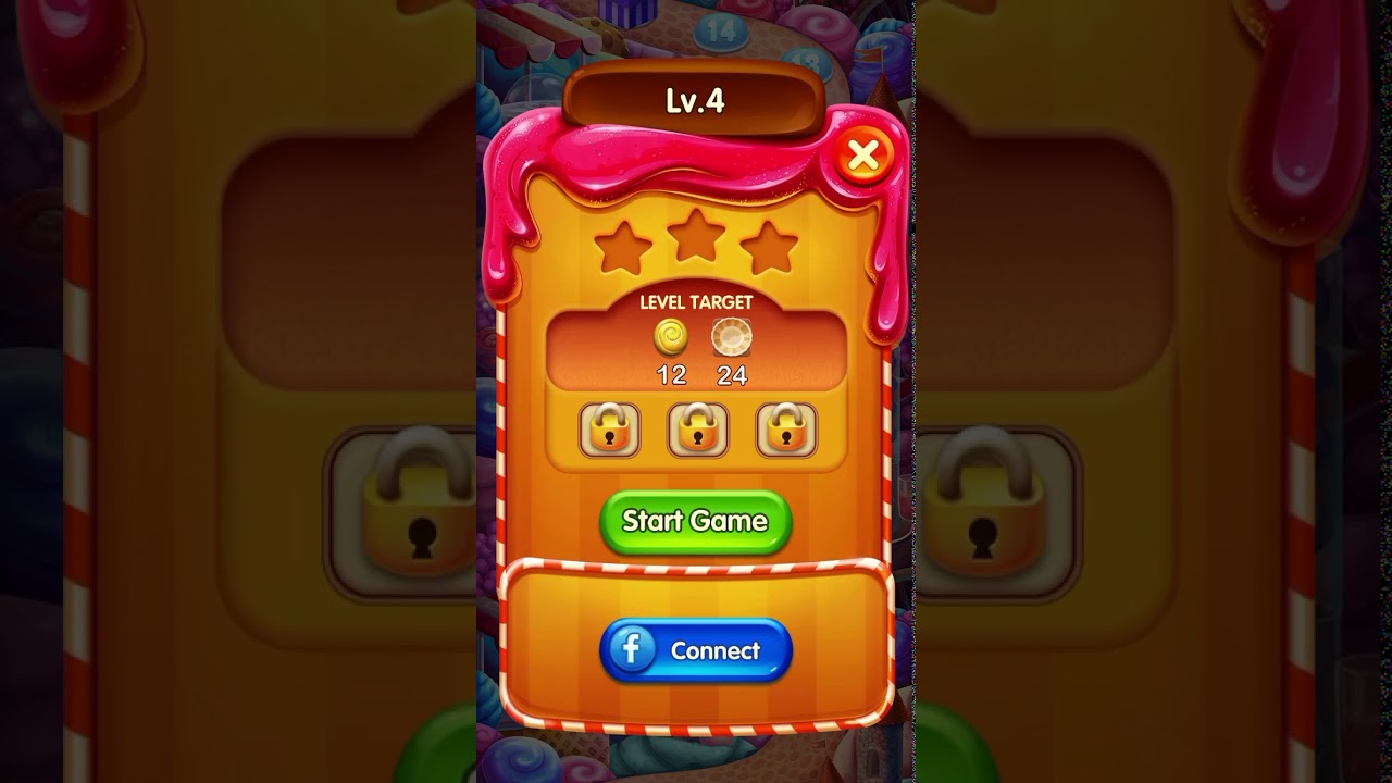 Candy Charming Level 1 ~ 5 - No Boosters