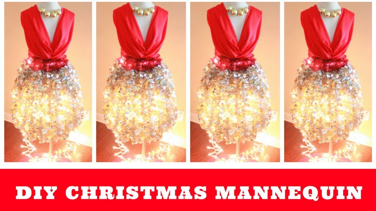 DIY Christmas Mannequin Tree