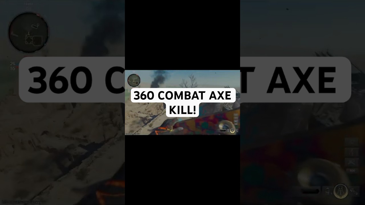 360 COMBAT AXE KILL OFF BELL TOWER!