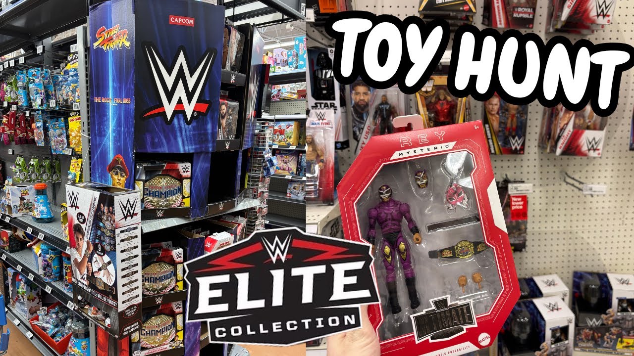 FINDING NEW WWE FIGS ON WWE TOY HUNT!