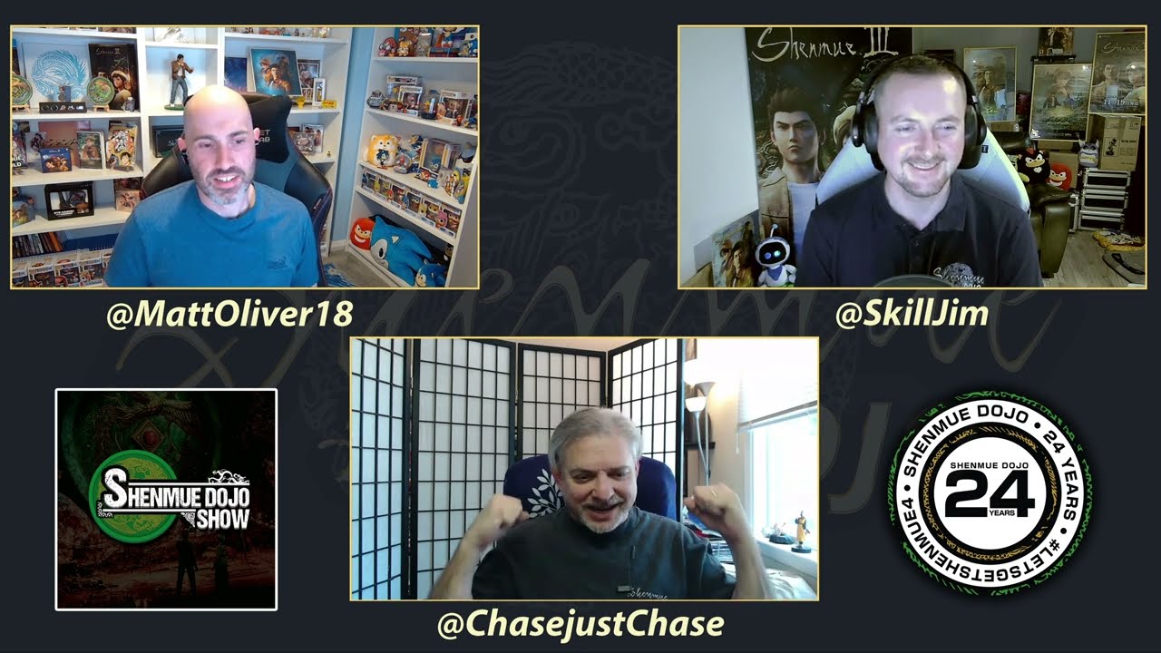 Upcoming Shenmue Dojo Interviews: Chase (Media Relations Director During SEGA Dreamcast Launch) CLIP