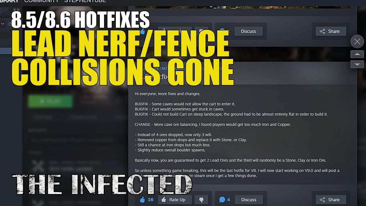 8.5/8.6 Hotfixes | NERFS & COLLISIONS | The Infected Gameplay | Patch Update