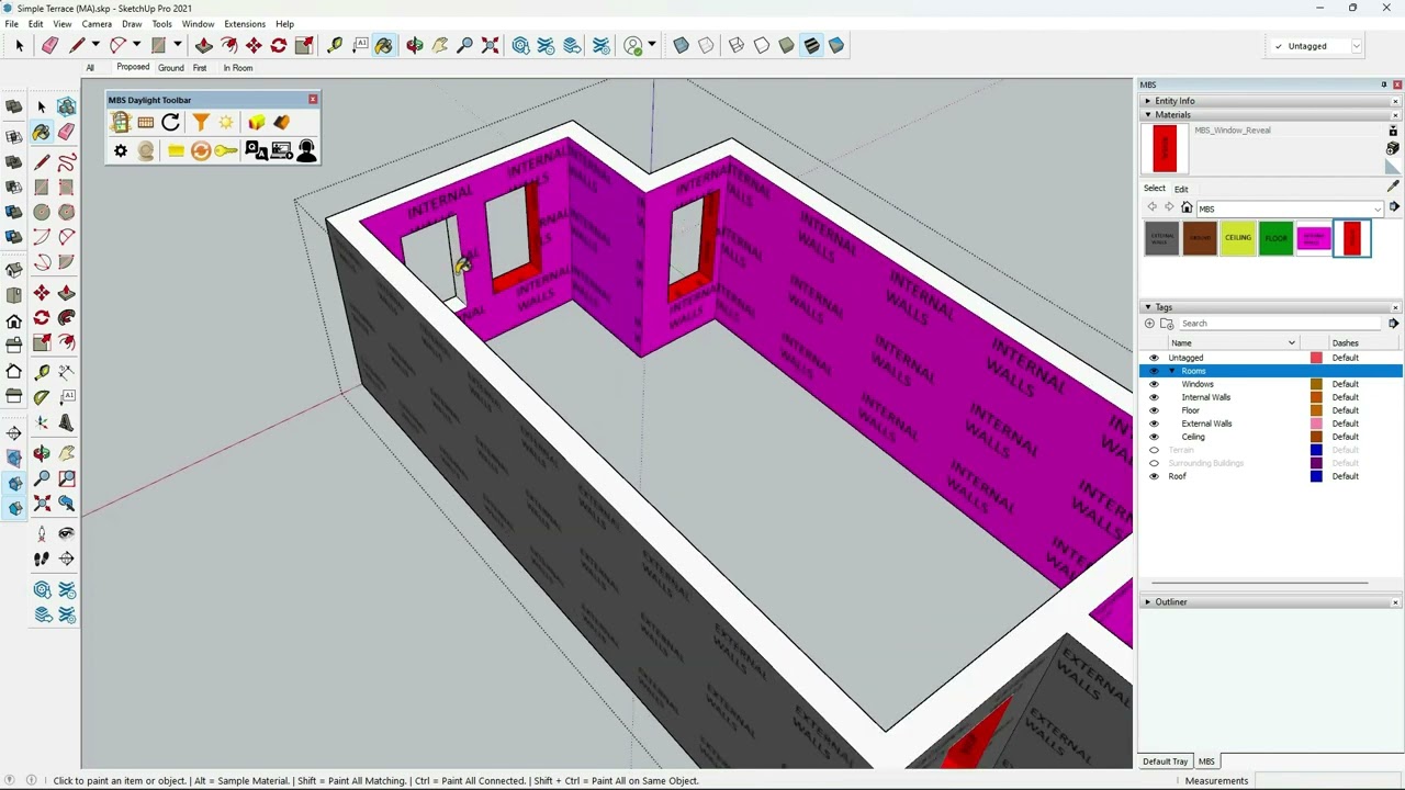 MBS Spatial Daylight Autonomy for SketchUp
