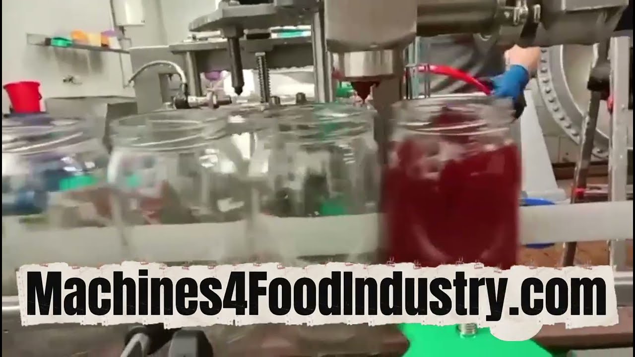 Kolbenfüller für Rote Beete, Apfelmus & Gemüse im Glas | Spezialist für Glasabfüllung
