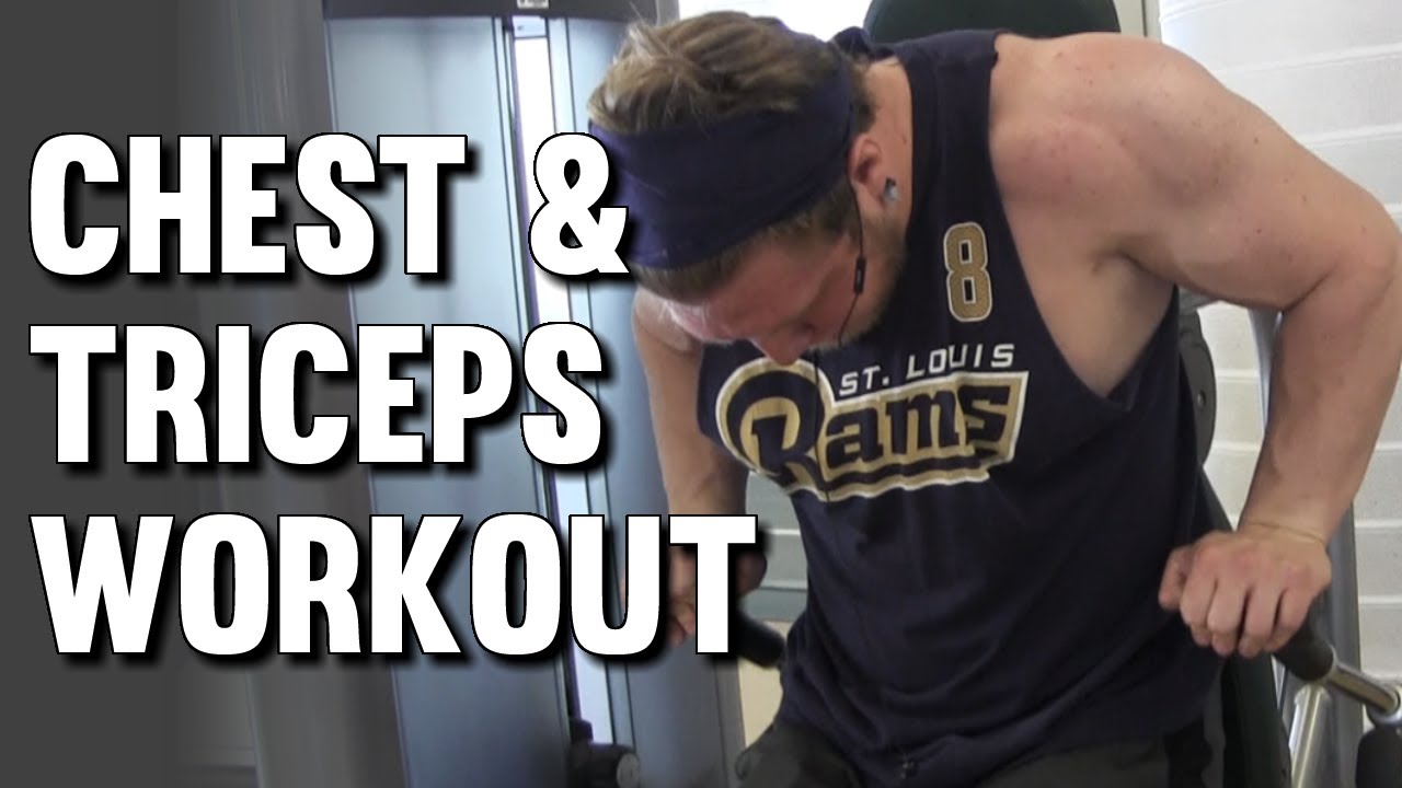INTENSE BODYBUILDING CHEST & TRICEPS WORKOUT