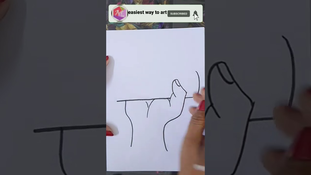 How To Draw Degree Holding Hand | Paper Roll Holding Hand  | Easy Hand Drawing
