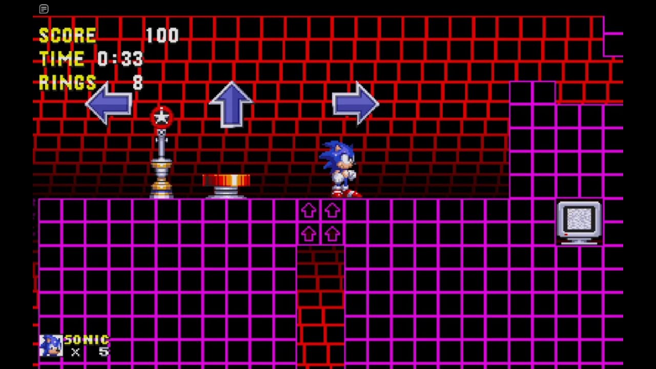 CyberSpace Zone Act 2 - Classic Sonic Simulator