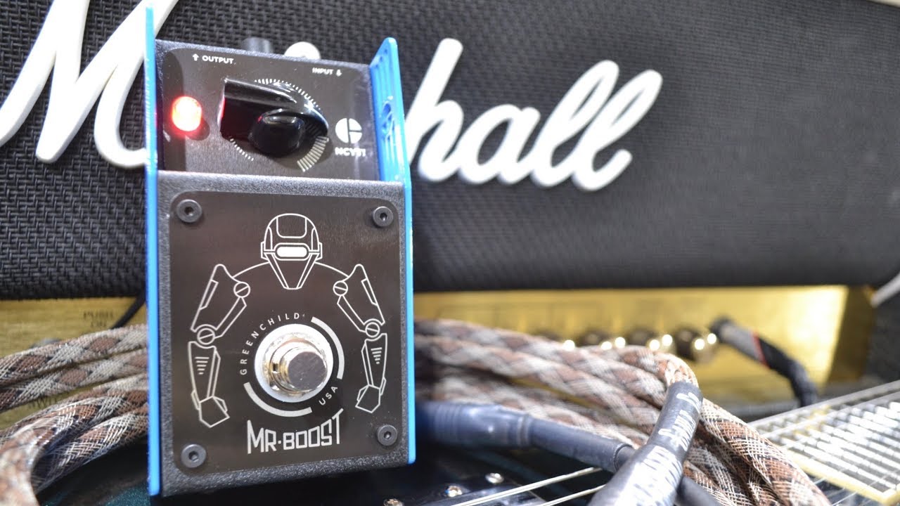 How can I get more from my guitar and amp? This is Mr Boost from Greenchild with Puresalem Bruiser!