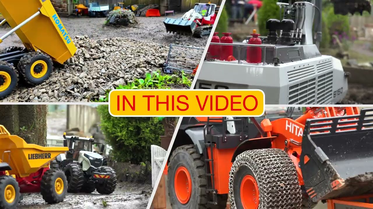 Ultimate Outdoor RC Construction Track – Realistic Machines at Work!
