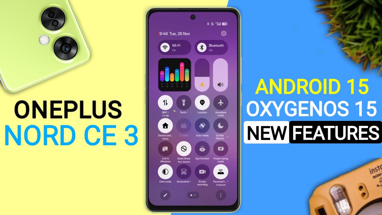 Oneplus Nord CE 3 OxygenOS 15 Android 15 Update | 25+ Hidden Features | CE 3 New Update