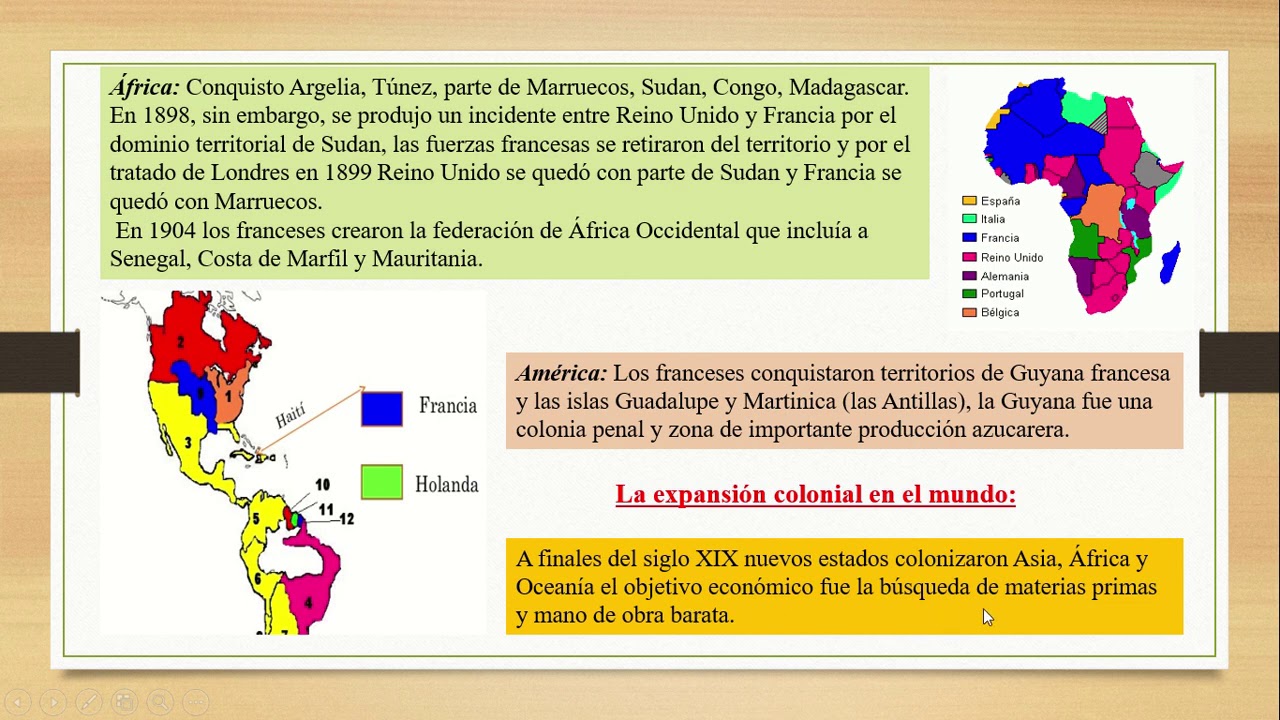 4&deg; H U  El imperio colonial frances y otros imperios