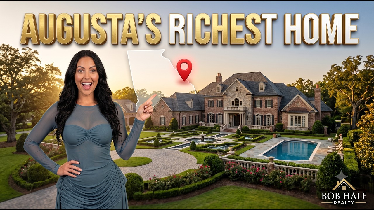 🔴 Tour della casa pi&ugrave; lussuosa di Augusta nell'area pi&ugrave; ricca della Georgia 🏡