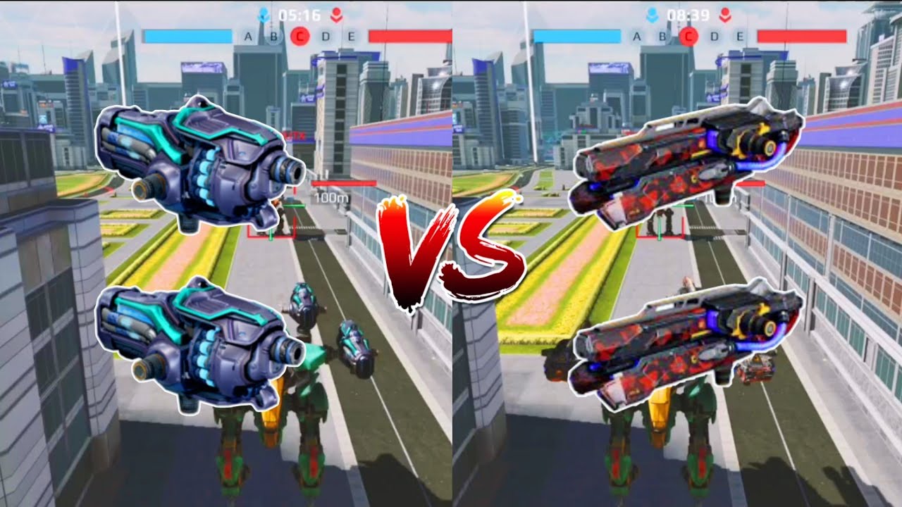 WR🔥 Chione VS Fainter Weapon Comparison |WAR ROBOTS|