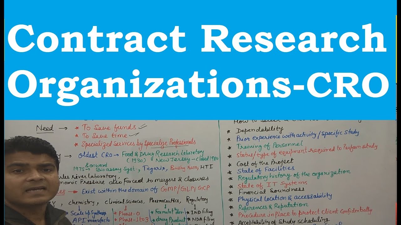 What is a CRO | Contract Research Organizations | How to Choose & Find CRO | Pharmacovigilance Notes