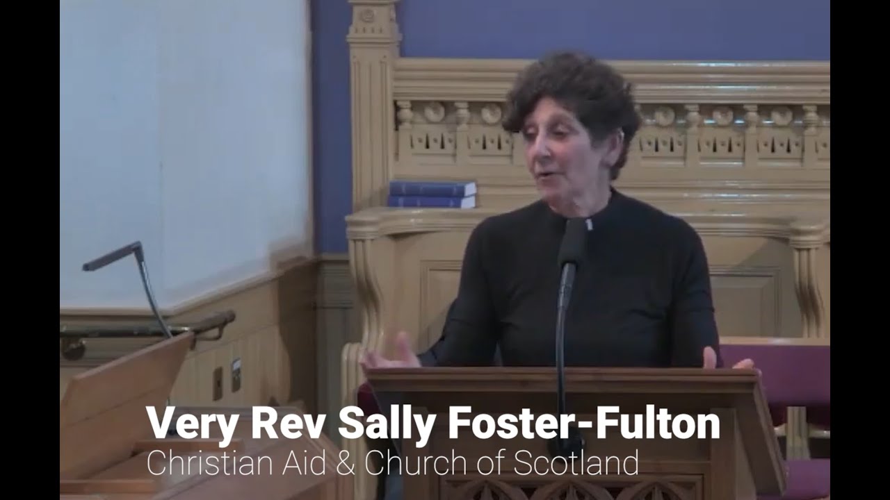 Very Rev Sally Foster-Fulton addresses NENI Presbytery
