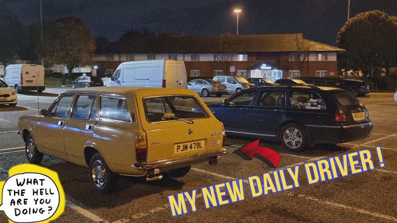 Another car ? - B series 1800 Morris Marina Estate ! Drive home.