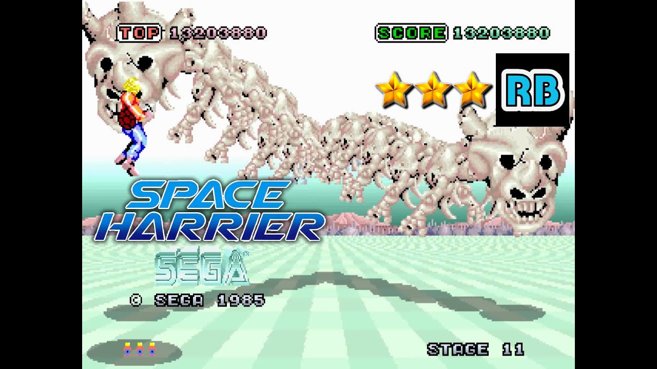 1985 [60fps] Space Harrier Nomiss ALL