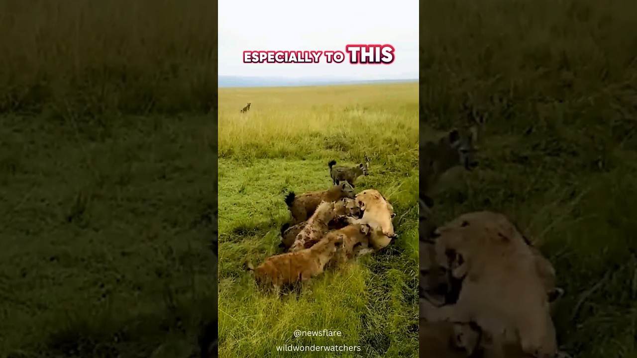 Львица попала в засаду клана гиен 😱