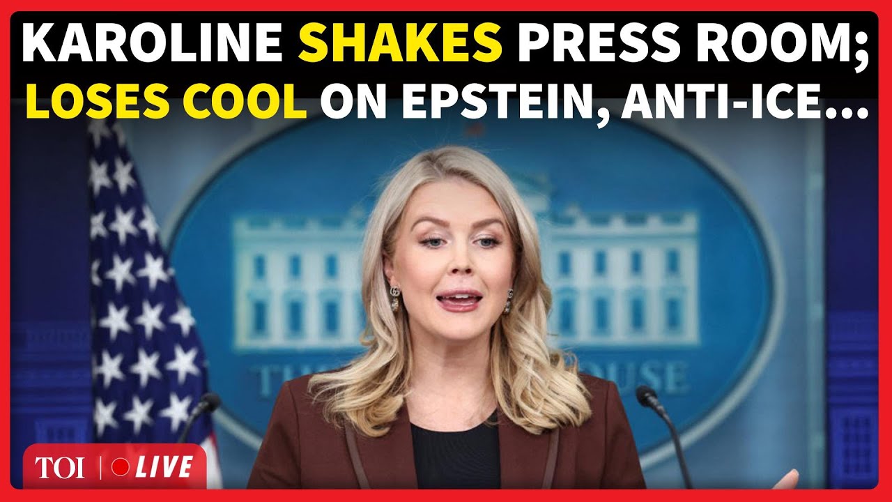 Karoline Leavitt Blasts In Press Conference On Epstein, Anti-ICE Comments In Tense Briefing